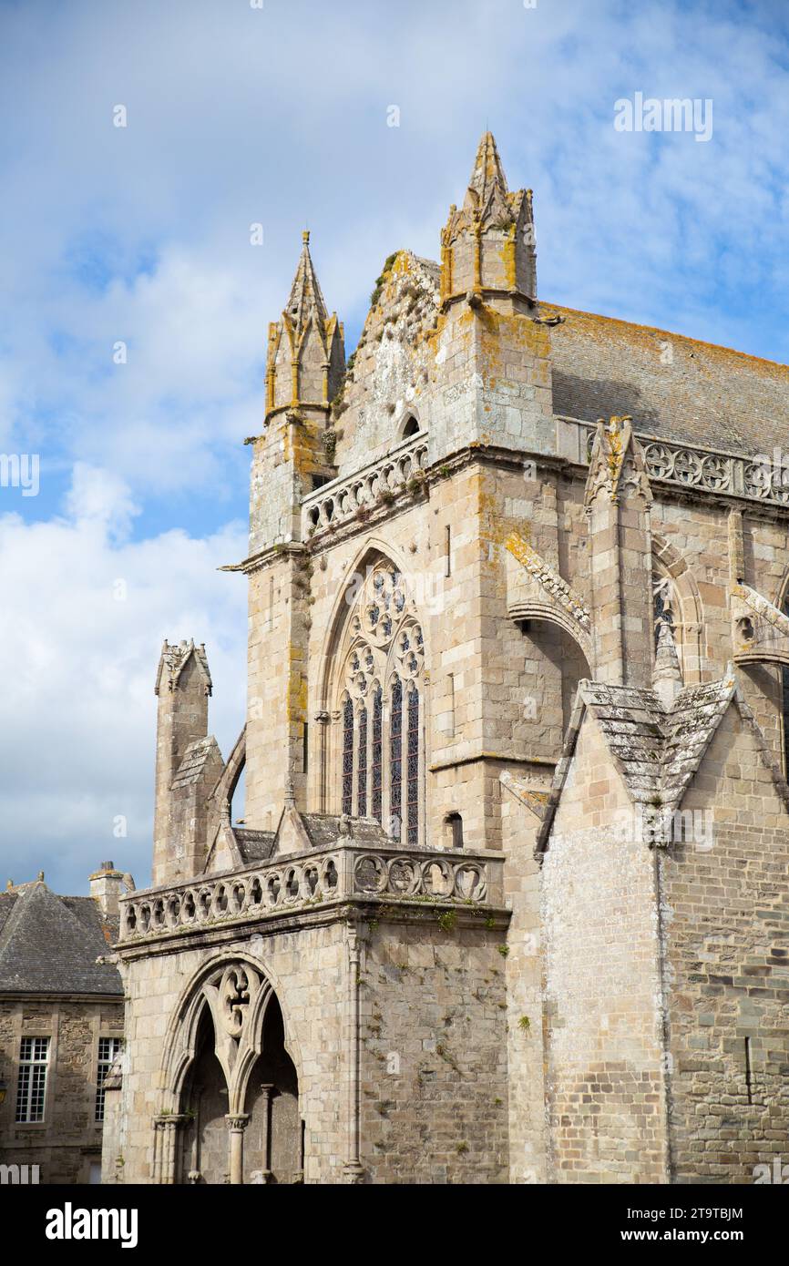 Cloître de la cathédrale in Tréguier, Frankreich Stockfoto