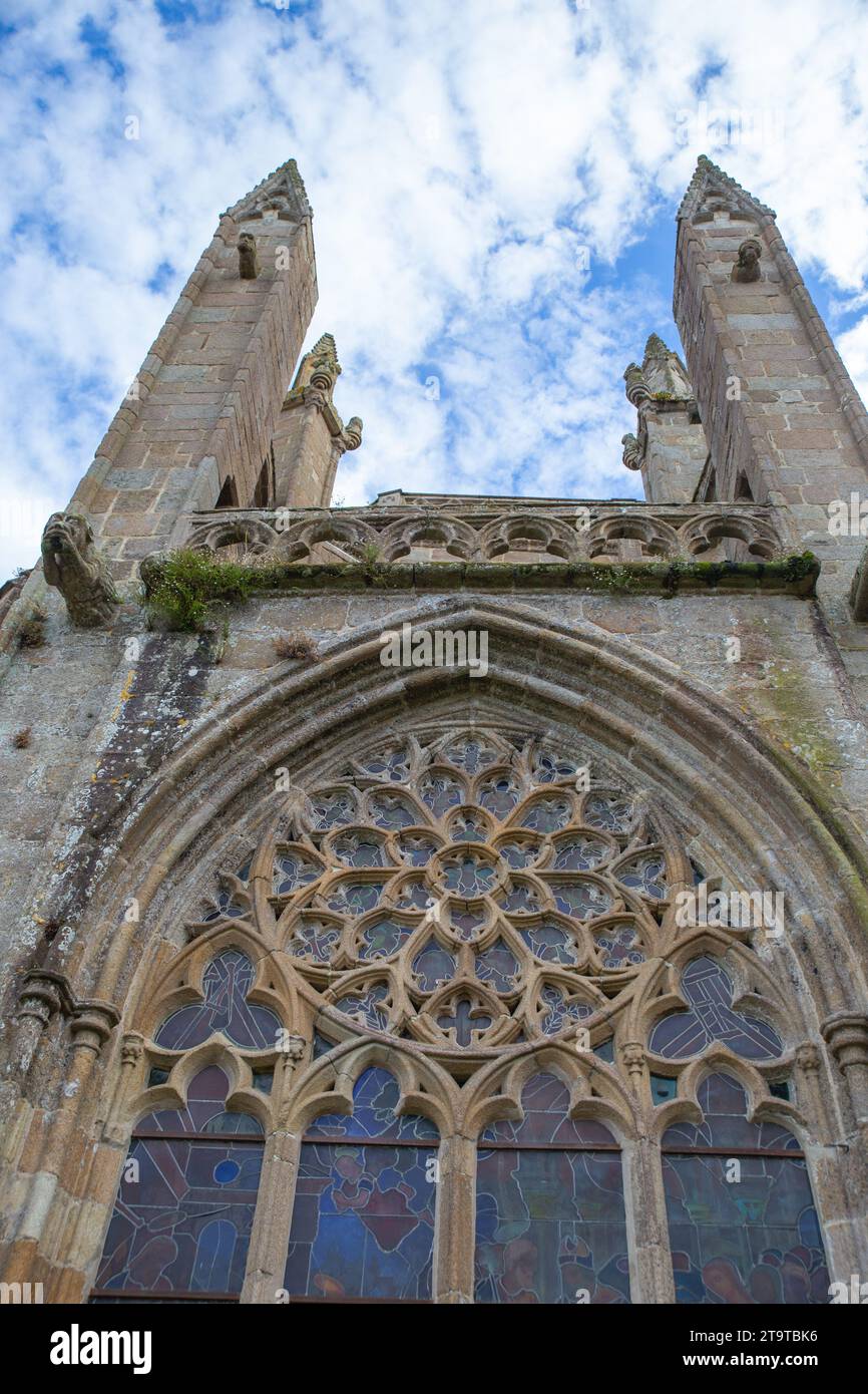 Cloître de la cathédrale in Tréguier, Frankreich Stockfoto
