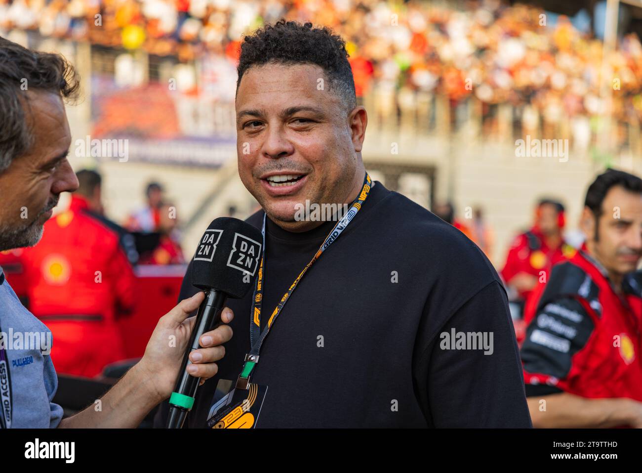 Yas Marina Circuit, Abu Dhabi, Vereinigte Arabische Emirate, 26.November 2023; Ronaldo Nazário ehemaliger brasilianischer Fußballspieler während des Formel-1-Grand Prix von Abu Dhabi ( Foto: Jay HIRANO / ATP Images ) (HIRANO Jay / ATP / SPP) Stockfoto