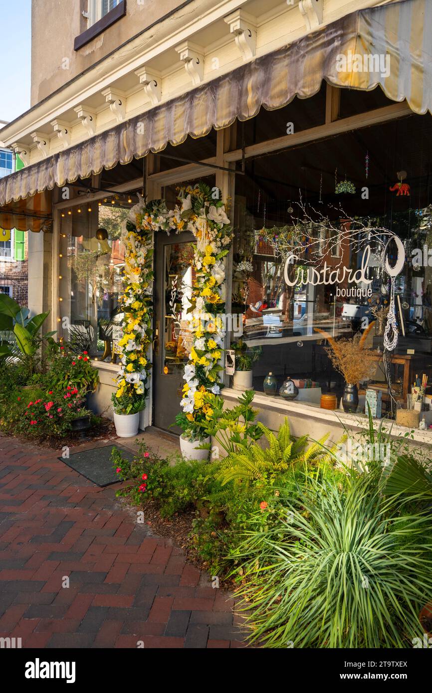 Custard Boutique in Savannah, Georgia Stockfoto