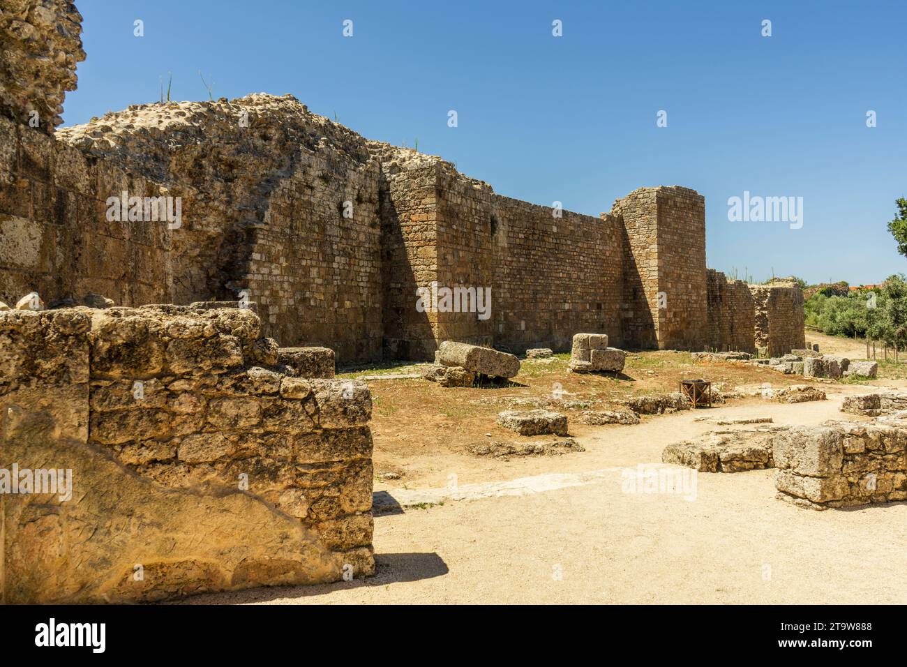 Historische antike römische Ruinen, Conimbriga, Portugal Stockfoto