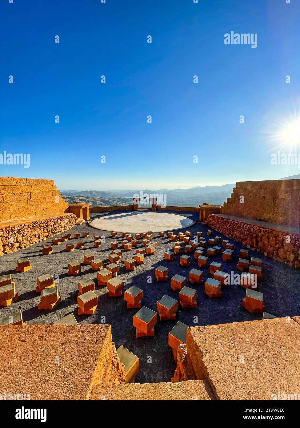 Italien, Sizilien, Santo Stefano Quisquina, Andromeda Theater Stockfoto