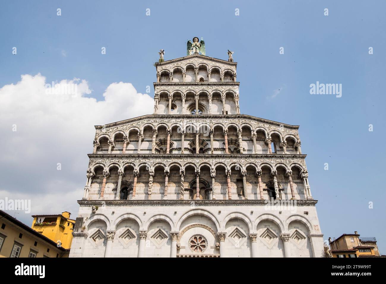 Italien, Toskana, Lucca, San Michele in Foro Kirche Stockfoto
