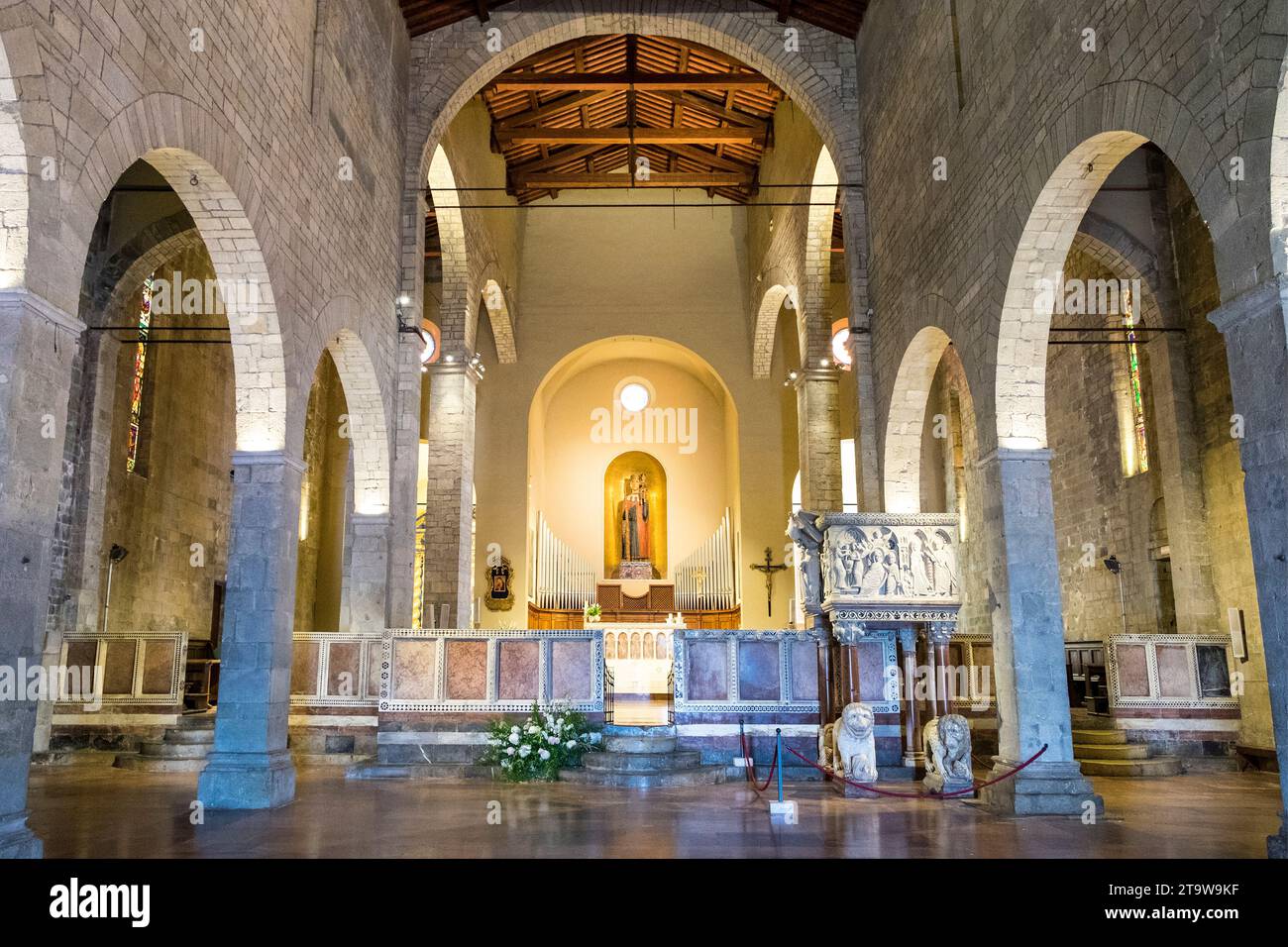 Italien, Toskana, Barga, Colleggiata di San Cristoforo, Kollegialkirche des Heiligen Christopher Stockfoto