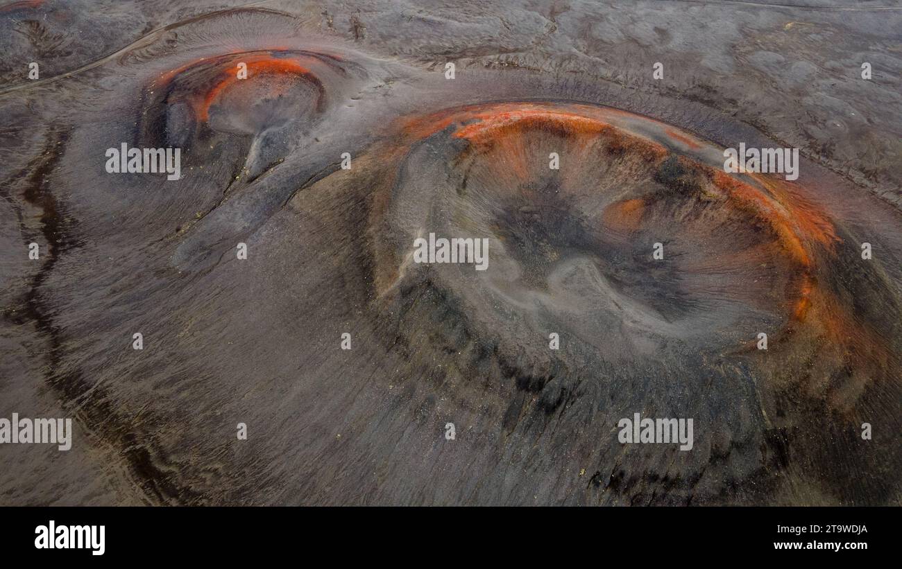 Blahylur-Krater, Island Stockfoto