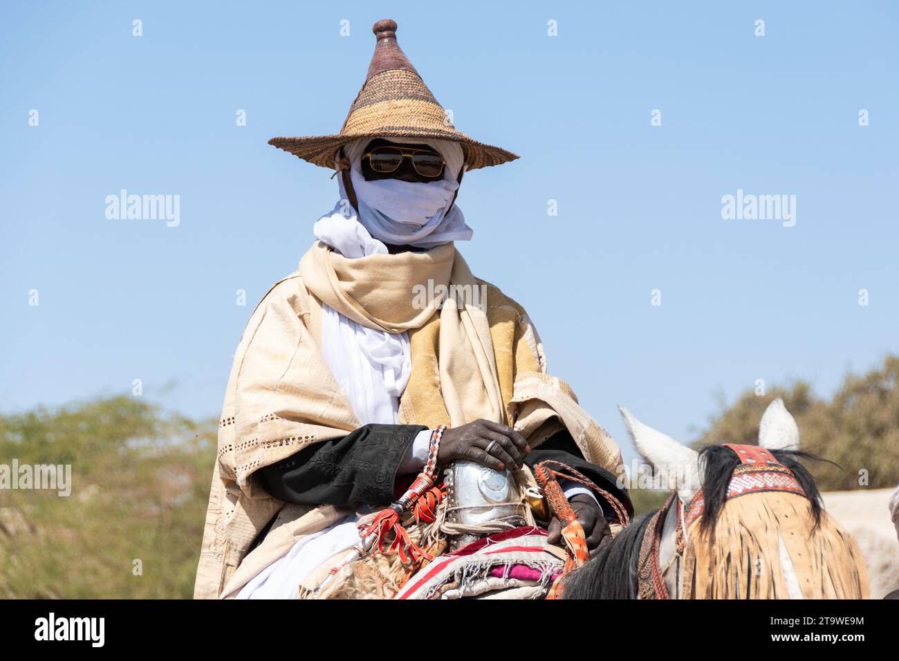 Menschen rund um den Tschadsee, Tschad, Zentralafrika Stockfoto
