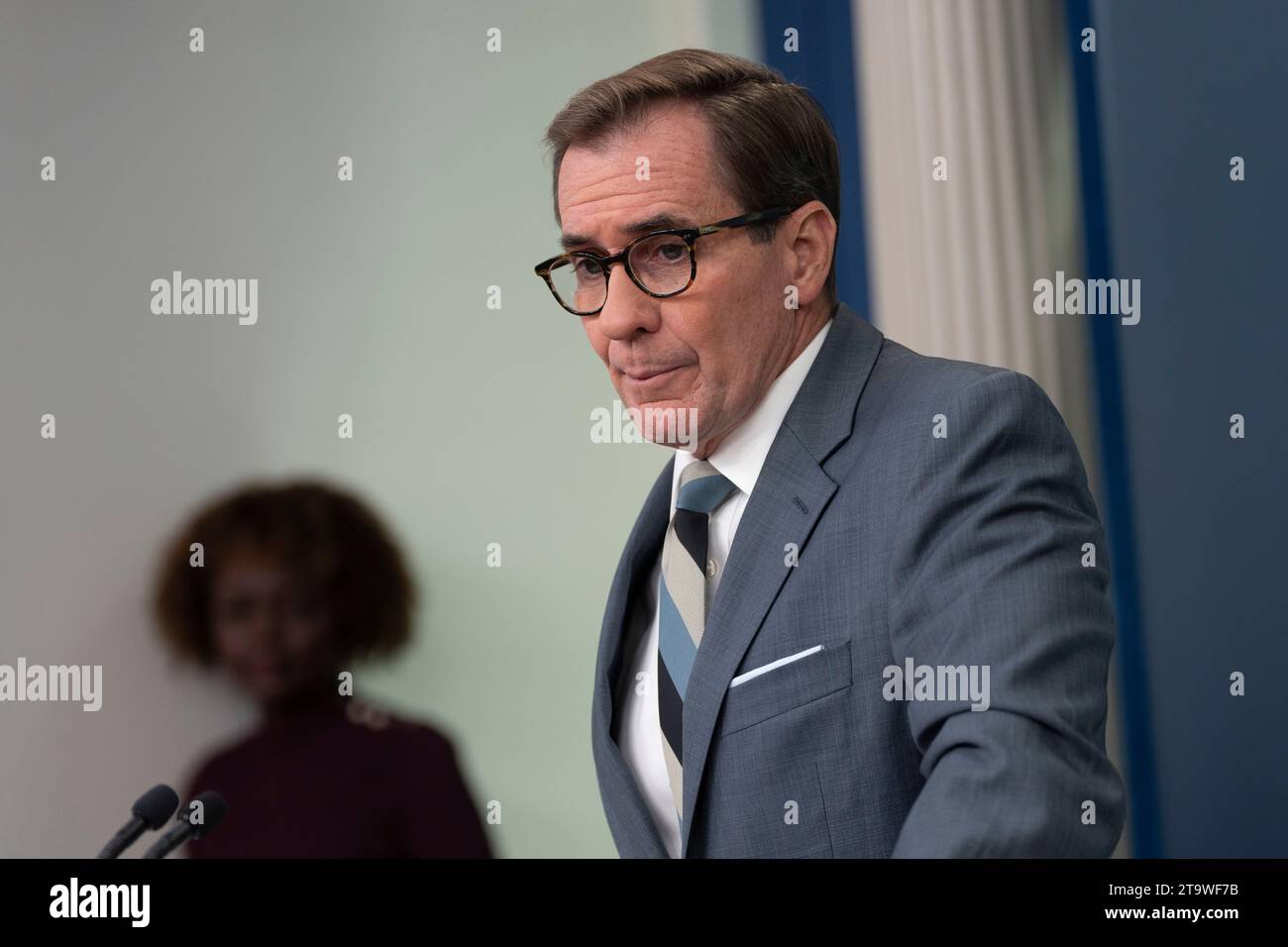 NSCKoordinator für strategische Kommunikation John Kirby nimmt am 27