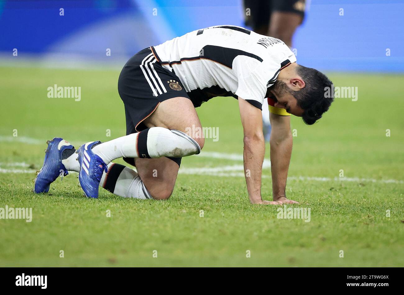 enttŠuscht Ilkay Guendogan of Germany Fussball LŠnderspiel Deutschland - TŸrkei © diebilderwelt / Alamy Stock Stockfoto
