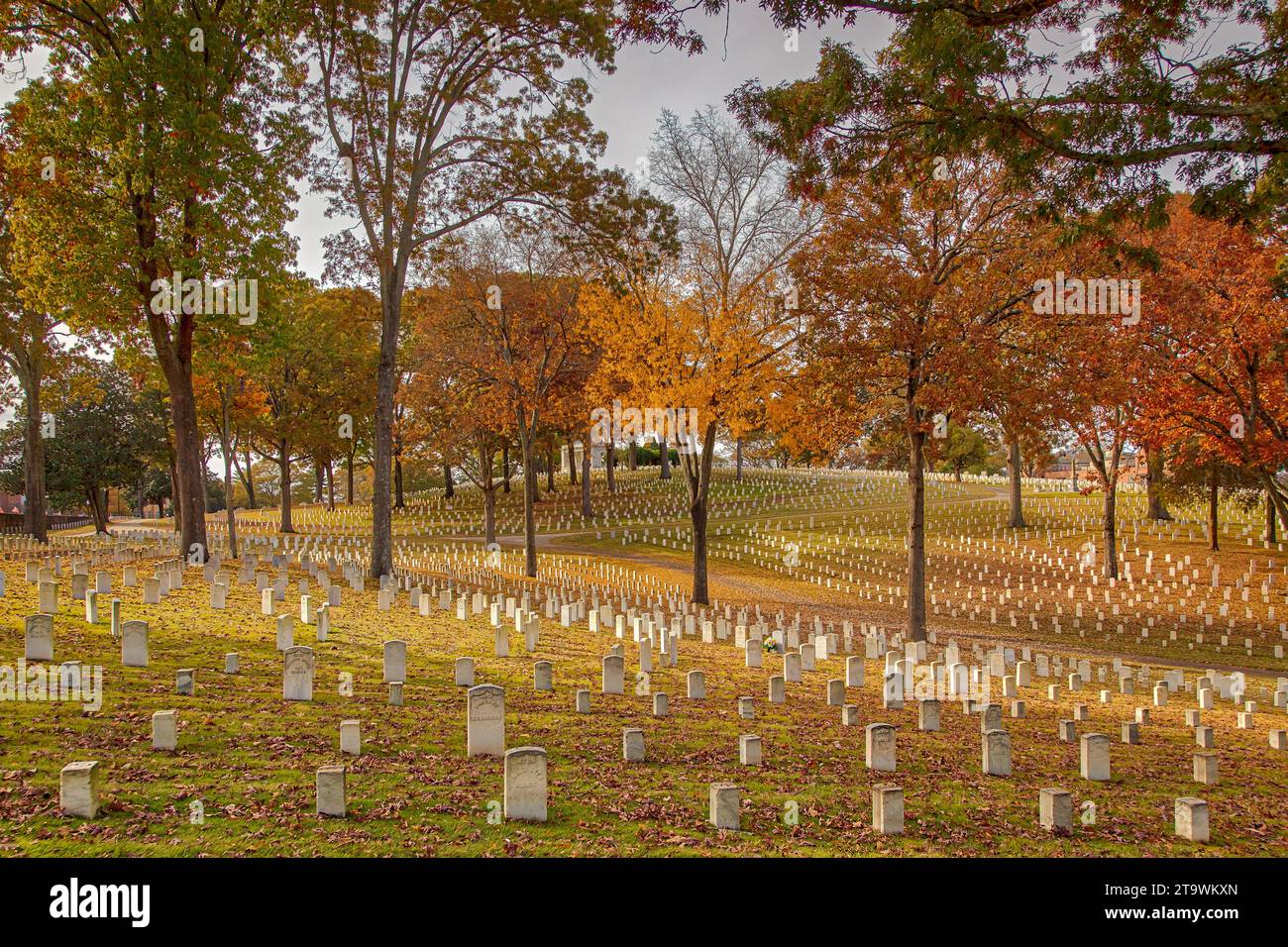 Marietta National Cemetery Stockfoto
