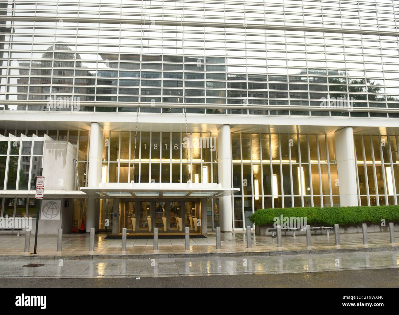 Washington, DC - 4. Juni 2018: Das Hauptgebäude der Weltbank in Washington. Stockfoto