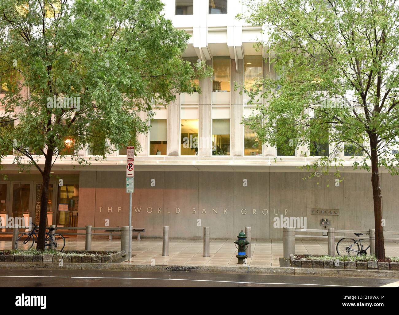 Washington, DC - 4. Juni 2018: Das Hauptgebäude der Weltbank in Washington. Stockfoto