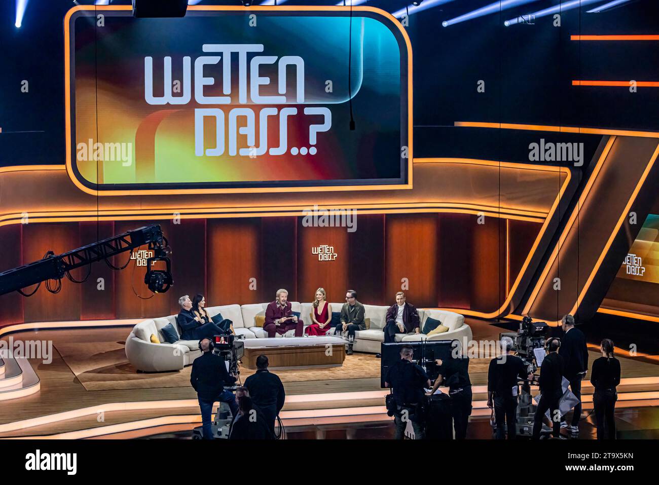 Die Sendung Wurde Von Hermes übernommen Thomas Gottschalk und seine letzte ZDF-Sendung Wetten, dass. Es ist das