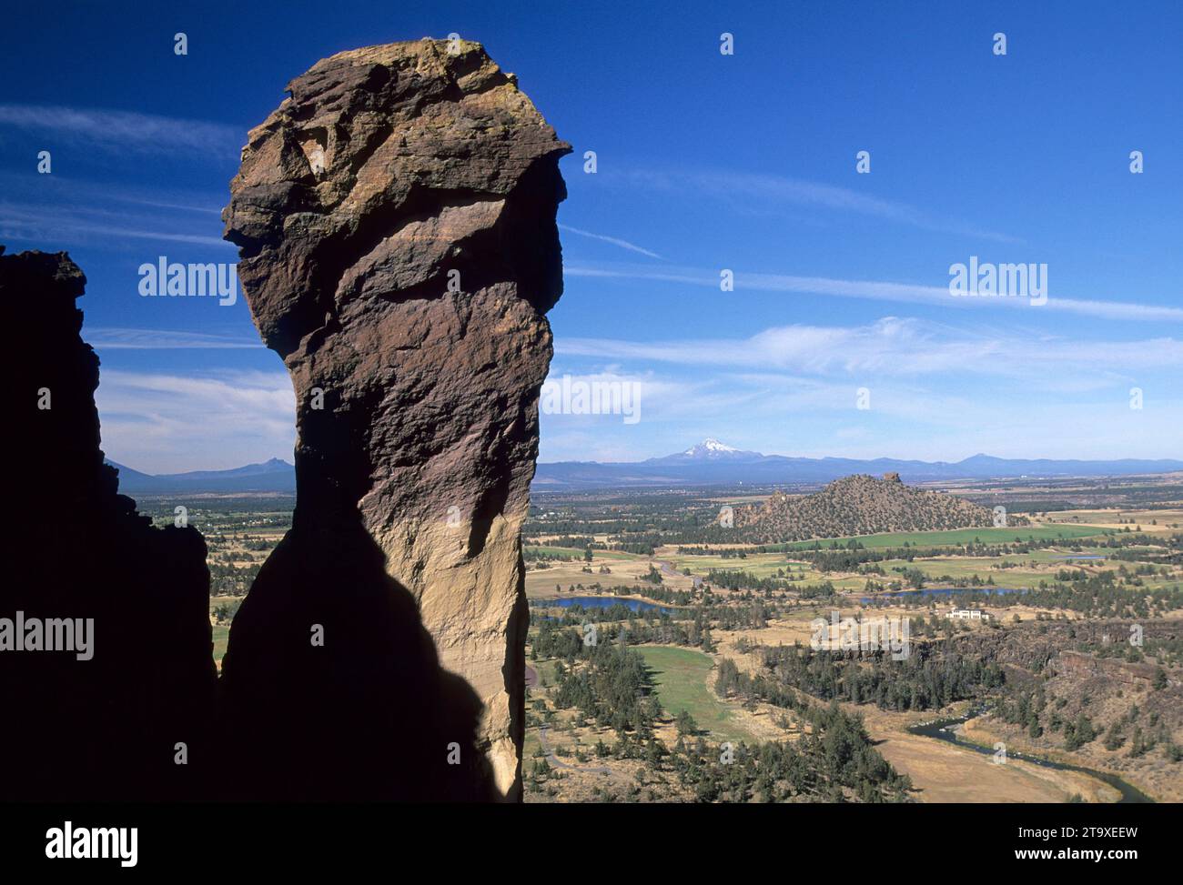 Affengesicht, Smith Rock State Park, Illinois Stockfoto