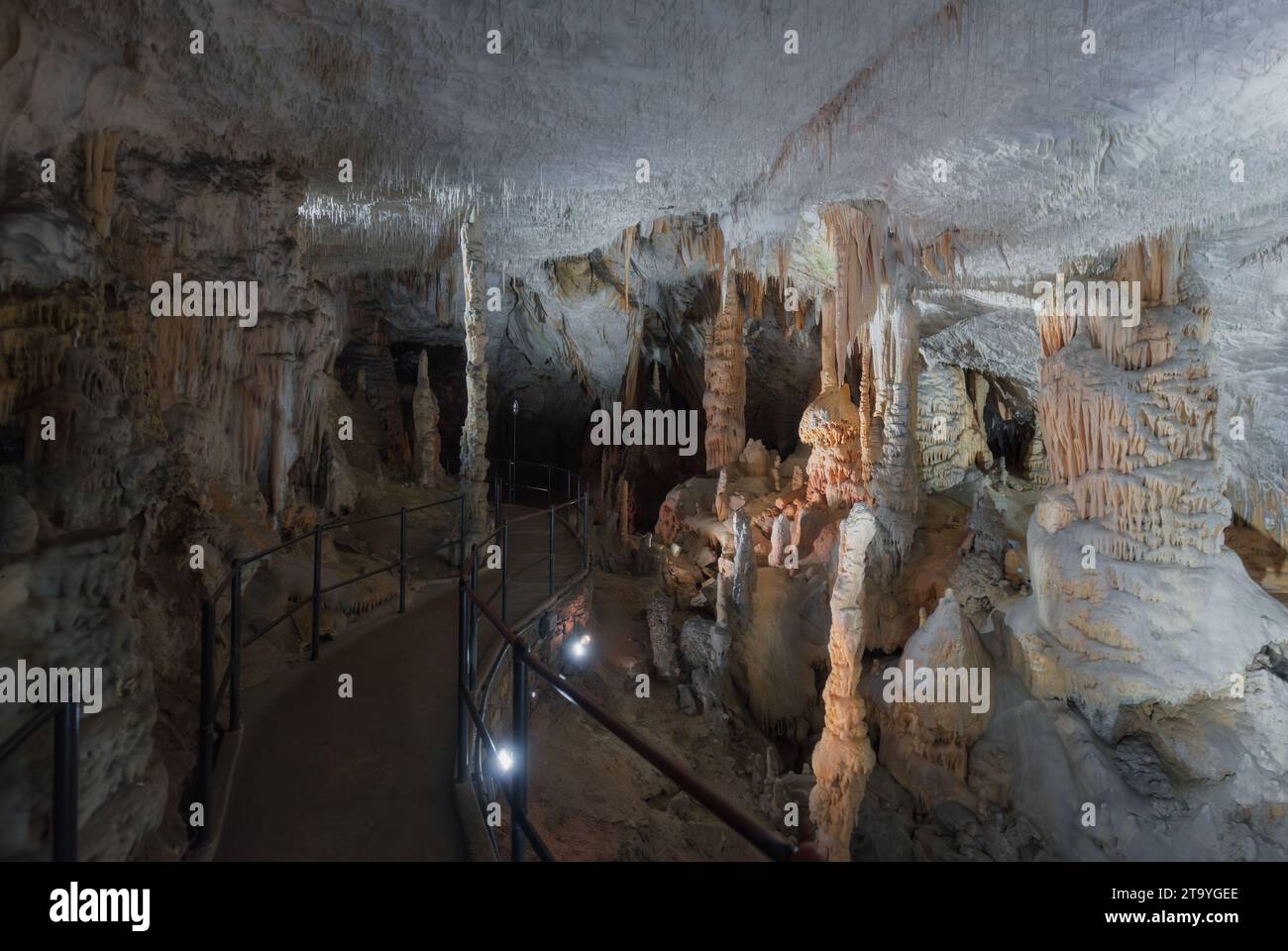 Das Königreich unter dem Berg. Genau so stelle ich mir Erebor vor, das Zwergenreich unter dem Berg. Stockfoto