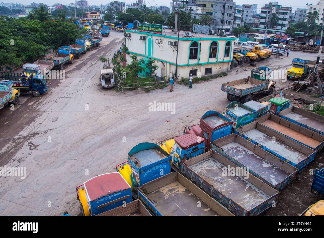Bangladeschische Straßenfotografie, dieses Bild wurde am 29. Mai 2022 aus Dhaka, Bangladesch, aufgenommen Stockfoto