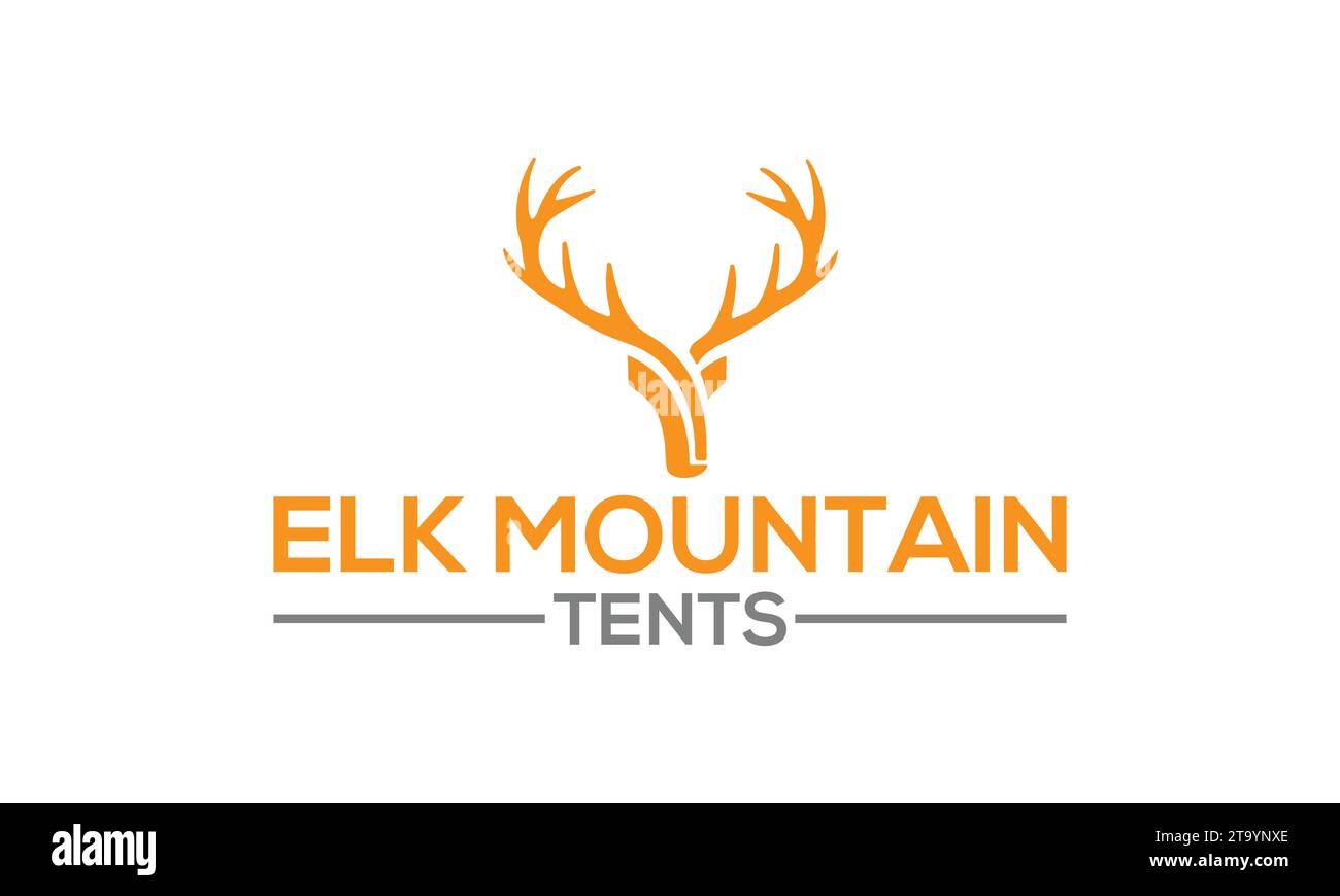 Deer Logo Design Kreatives Design Stock Vektor