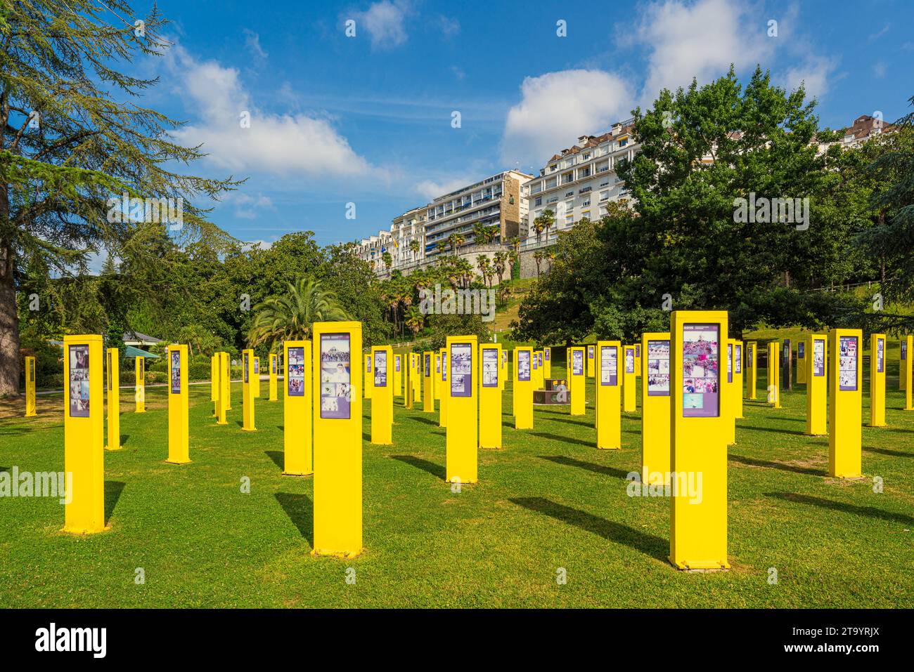 Pau, Frankreich. August 2023. Tour des Geants, ein Denkmal für das wichtigste Radrennen Stockfoto