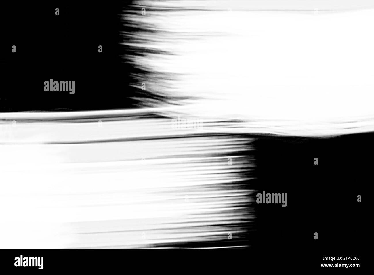 Abstrakter Pinselstrich schwarz-weißer Übergangshintergrund, Farbspritzer Illustration Stockfoto