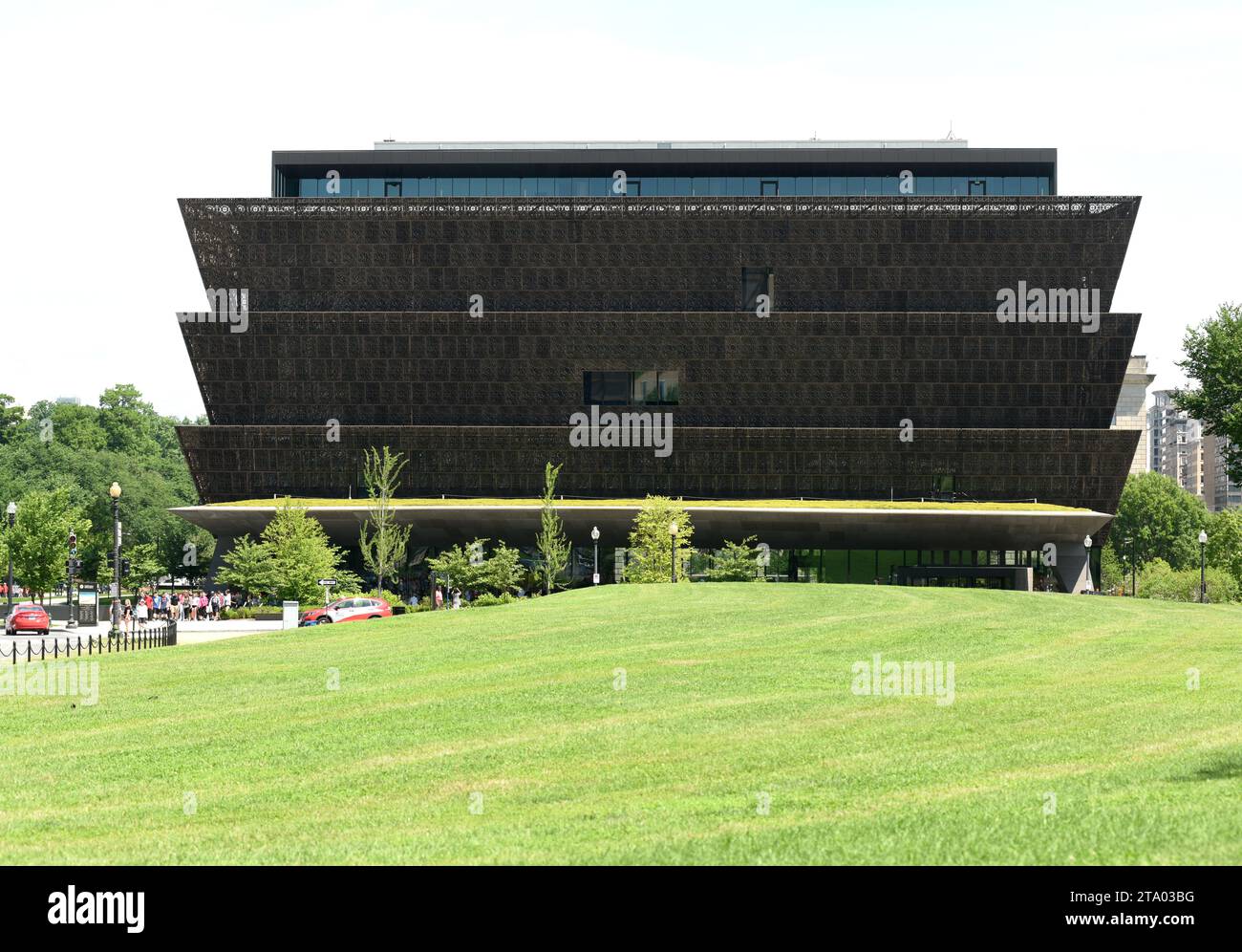 Washington, DC - 1. Juni 2018: National Museum of African American History and Culture in Washington, DC. Stockfoto