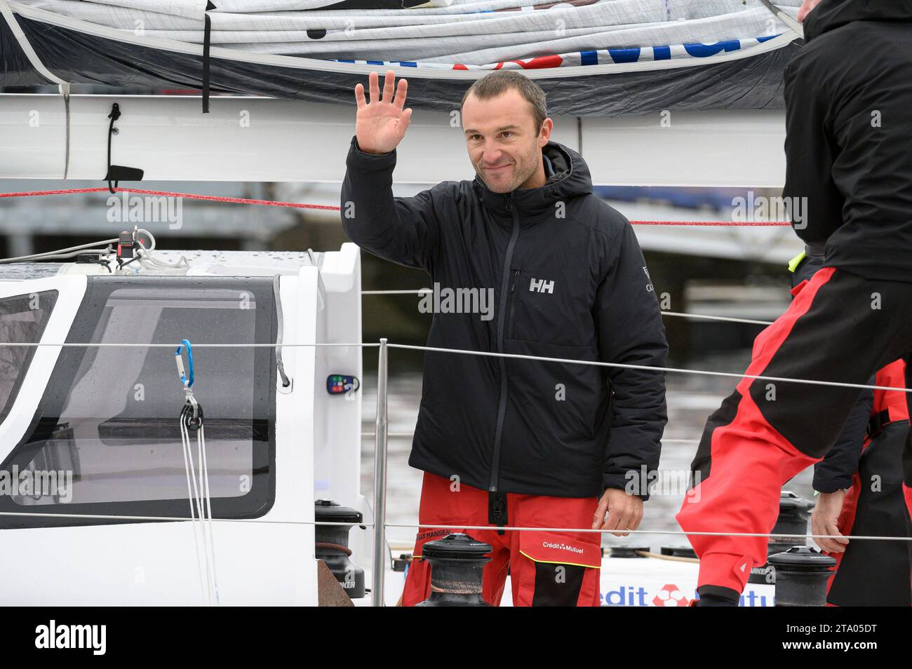 HARDY Adrien (fra), Credit Mutuel, Porträt während des Starts der 14. Auflage des Duos Transat Jacques Vabre im Hafen von Le Havre am 27. Oktober 2019 in Le Havre, Frankreich - Foto Olivier Blanchet / DPPI Stockfoto