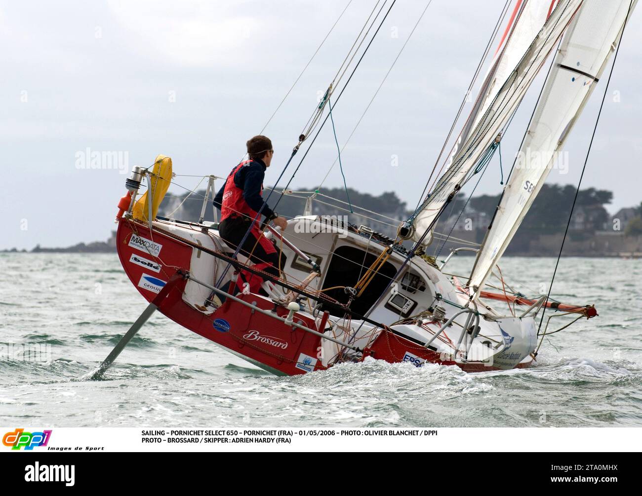 SEGELN - PORNICHET SELECT 650 - PORNICHET (FRA) - 01/05/2006 - FOTO : OLIVIER BLANCHET / DPPI PROTO - BROSSARD / SKIPPER : ADRIEN HARDY (FRA) Stockfoto