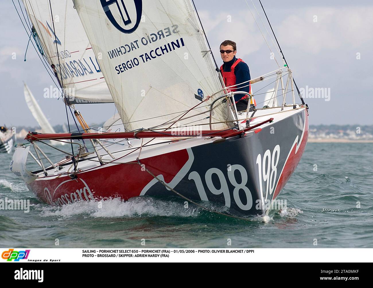 SEGELN - PORNICHET SELECT 650 - PORNICHET (FRA) - 01/05/2006 - FOTO : OLIVIER BLANCHET / DPPI PROTO - BROSSARD / SKIPPER : ADRIEN HARDY (FRA) Stockfoto