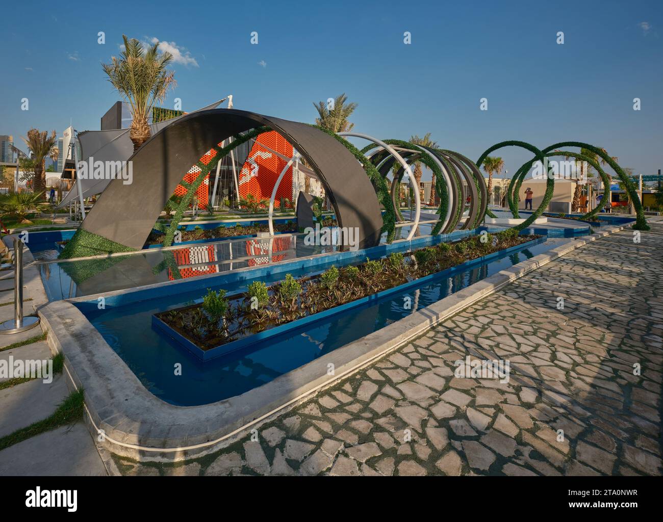 Die Qatar Expo 2023 im Al Bidda ParkRumaila, Doha, Katar, findet vom 2