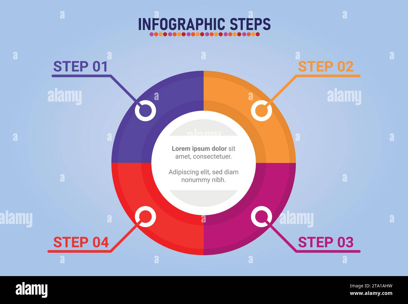 Infografik-Design-Vektor und Marketing-Symbole können für Workflow-Layout, Diagramm und Jahresbericht verwendet werden. Geschäftskonzept mit 3, 4, 5; 6, 7 und 8 Schritten. Stock Vektor