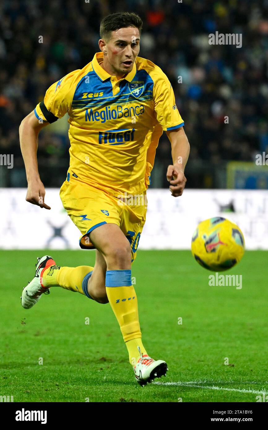 Ilario Monterisi von Frosinone in Aktion während des Fußballspiels der