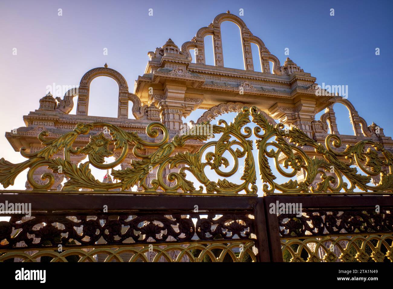 BAP Shri Swaminarayan Mandir, Neasden, Borough of Brent, London, England, UK Stockfoto