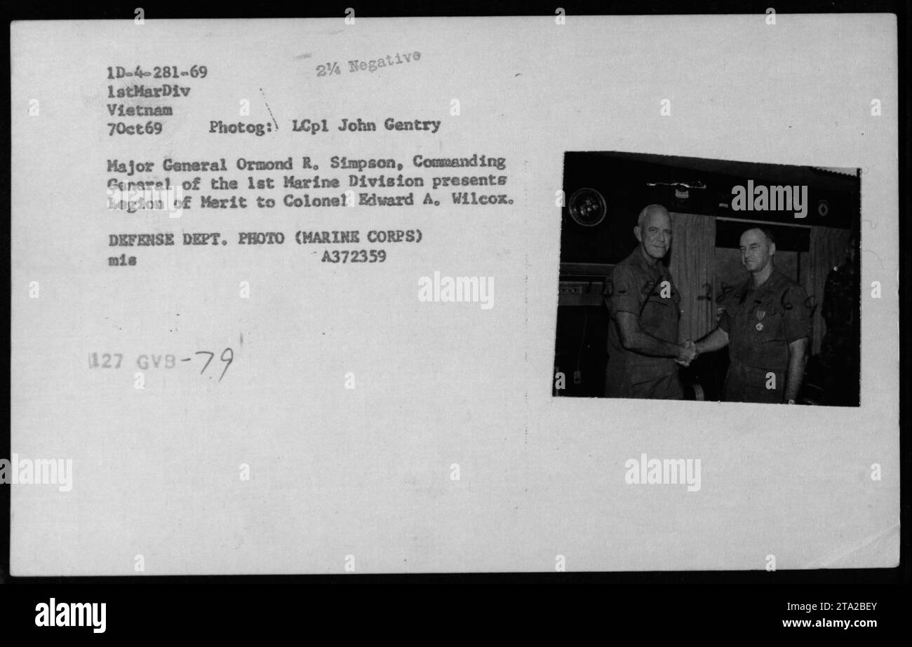 Generalmajor ormond simpson Fotos und Bildmaterial in hoher Auflösung