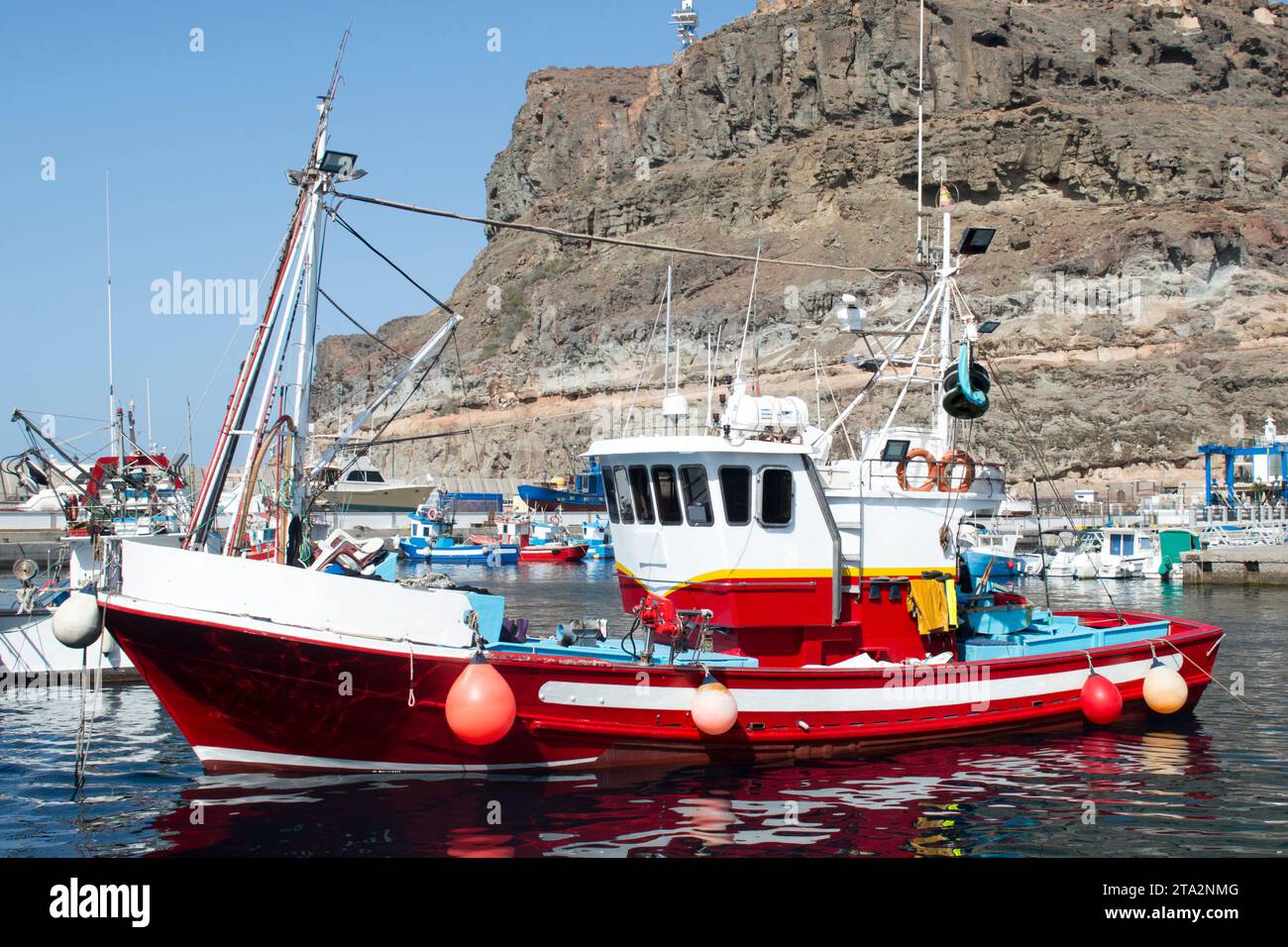 Barco pesquero Stockfoto