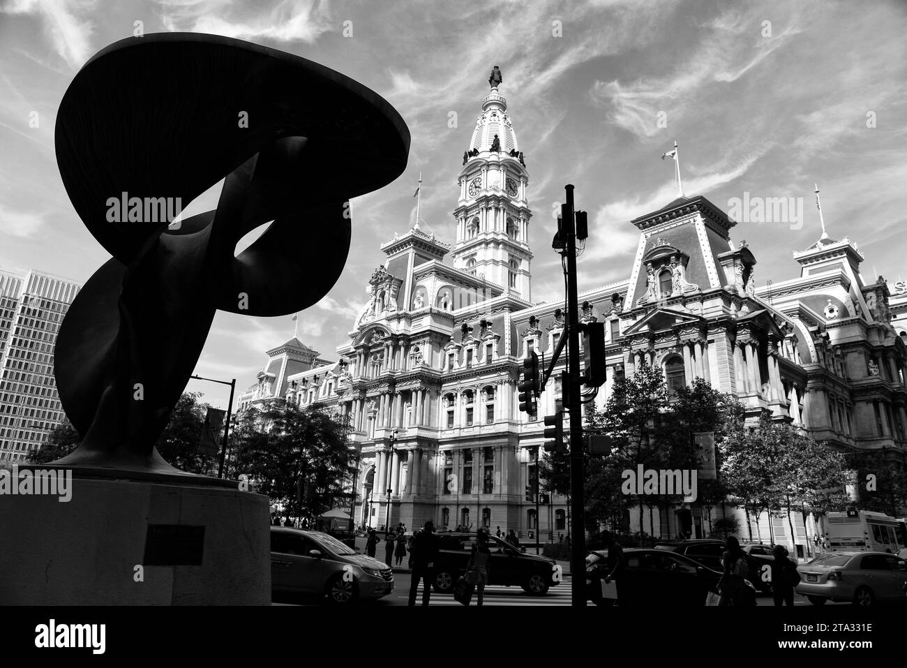 Philadelphia, USA - 29. Mai 2018: Philadelphia City Hall in der Innenstadt von Philadelphia, PA, USA Stockfoto