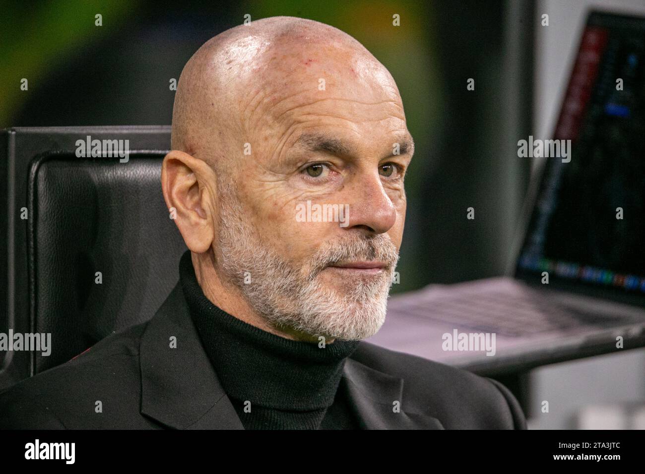 Mailand, Italien - 28. november 2023 - Meisterliga - Mailand-Borussia Dortmund - stefano Pioli Cheftrainer a.c. mailand Credit: Kines Milano/Alamy Live News Stockfoto