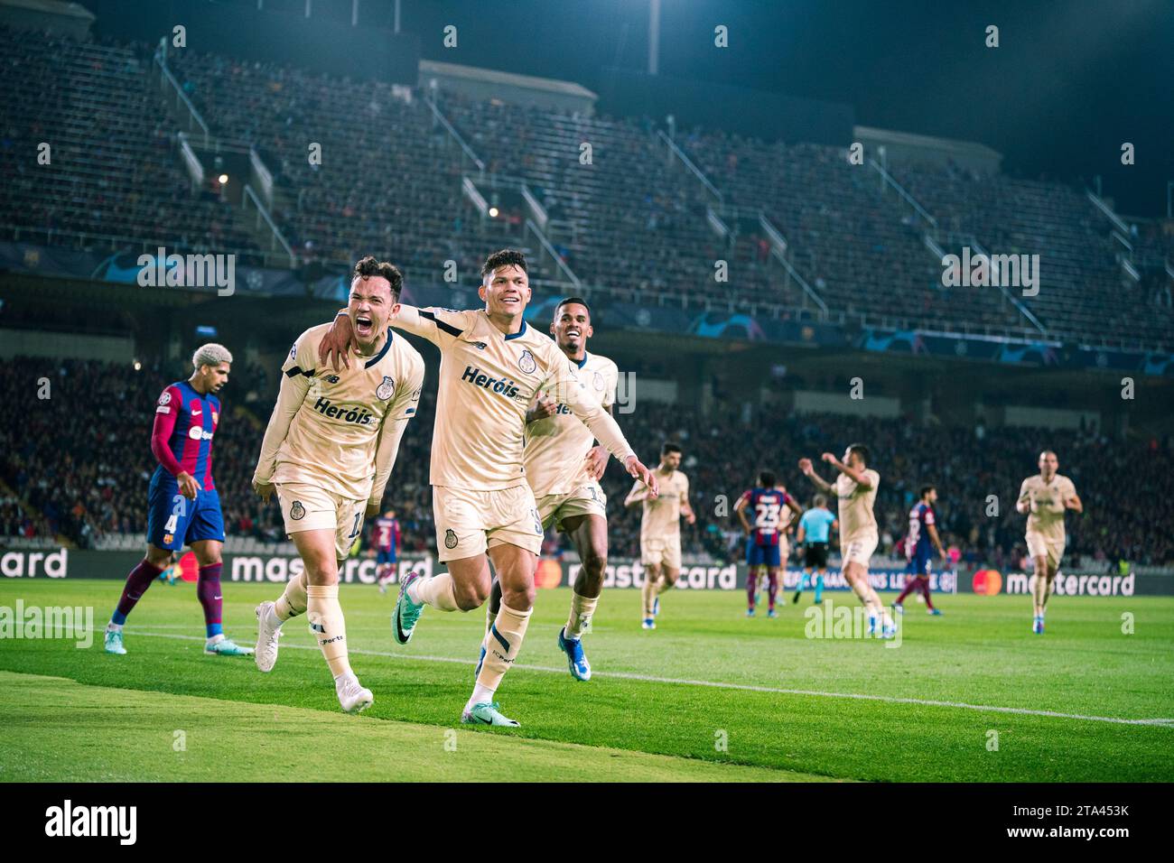 Barcelona, Spanien, 28. November 2023. Spanien-Football-Champions League FC Barcelona gegen Oporto FC. Quelle: Joan G/Alamy Live News Stockfoto