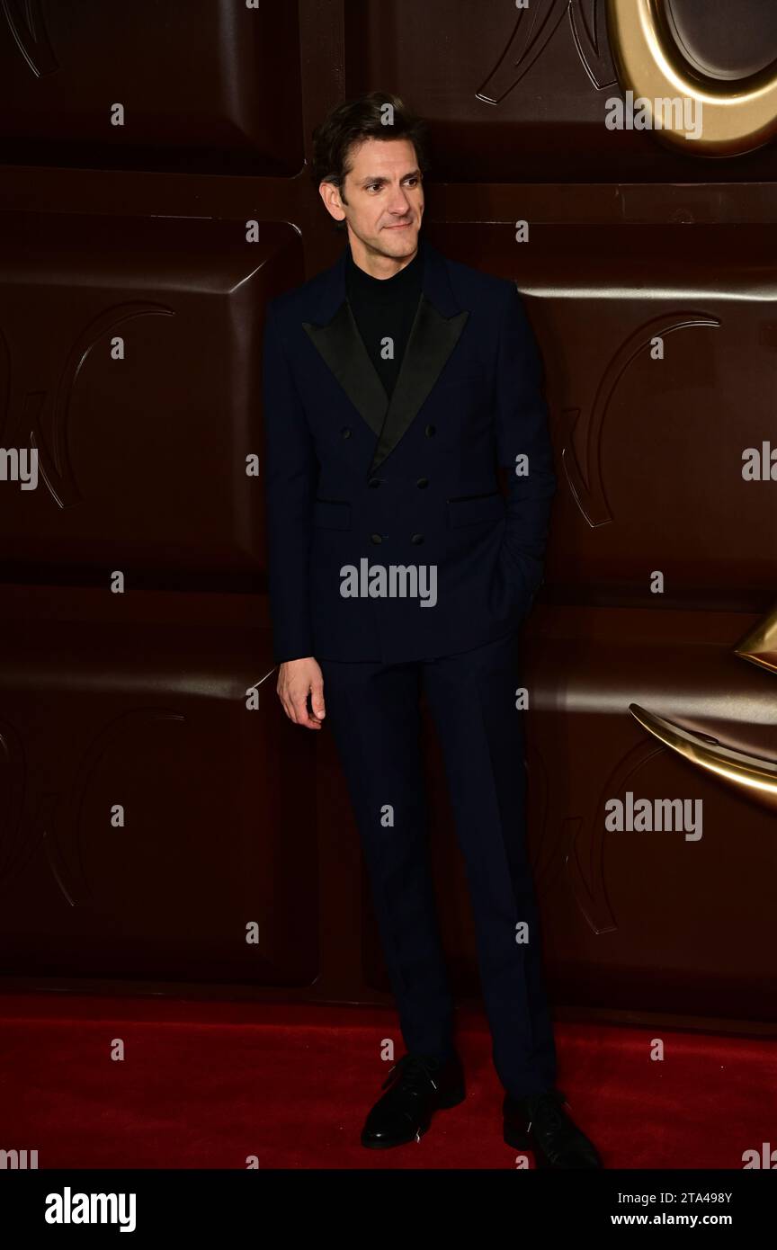 London, Großbritannien. November 2023. Mathew Baynton besucht die Warner Bros Pictures Presents - die Weltpremiere von Wonka in der Royal Festival Hall. Quelle: Siehe Li/Picture Capital/Alamy Live News Stockfoto