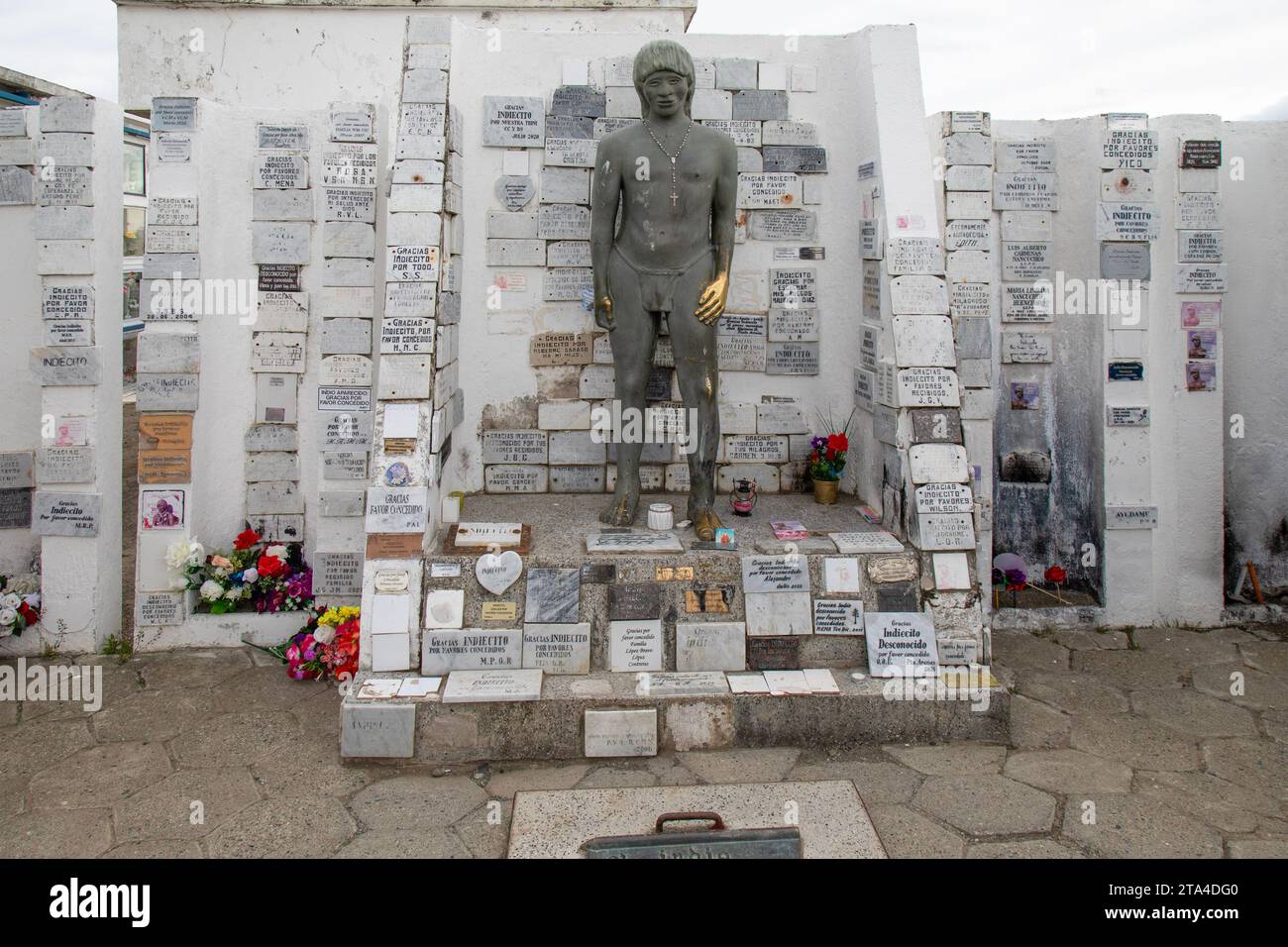 Der Sara Braun Friedhof in Punta Arenas, Chile. Stockfoto