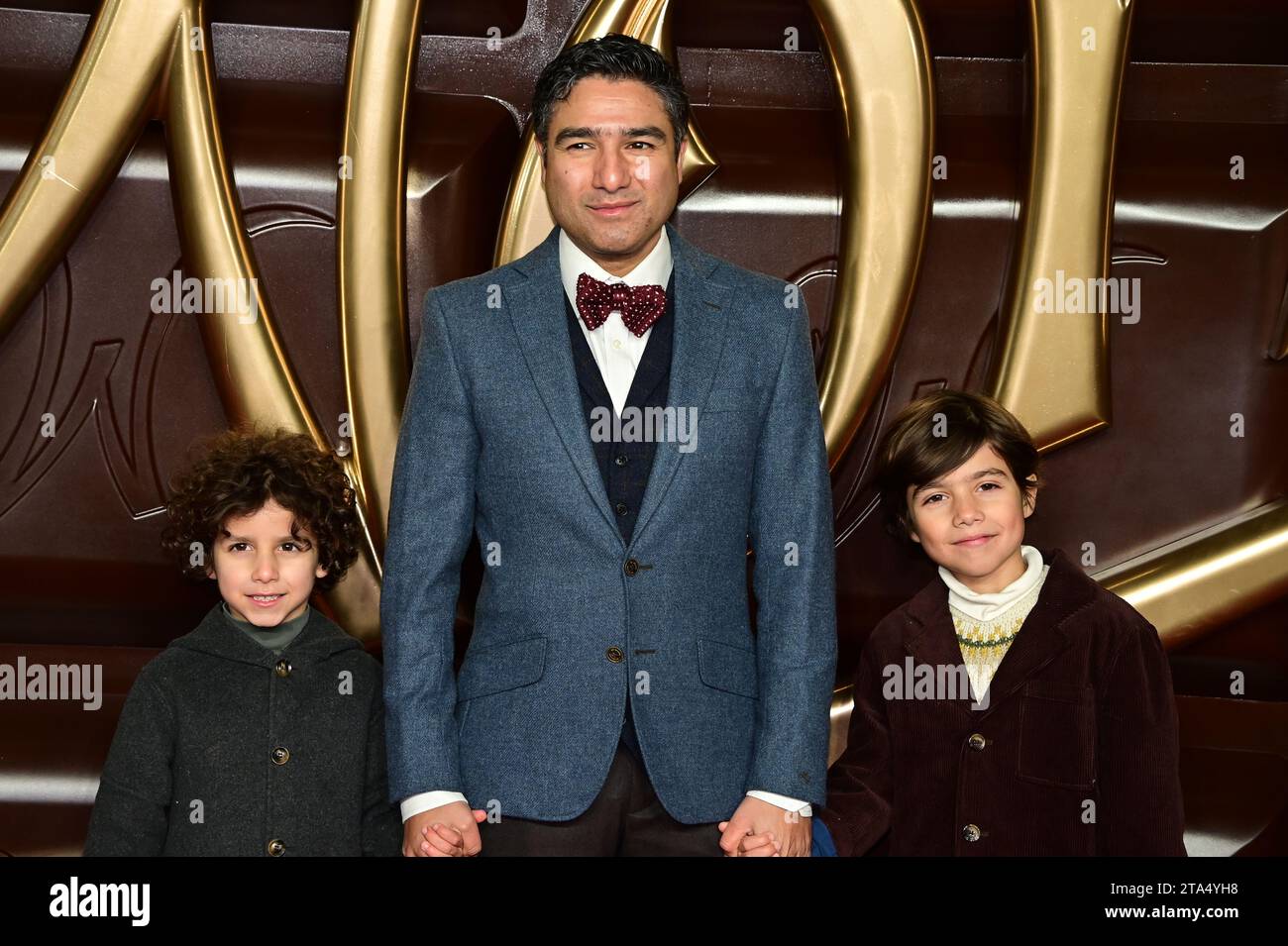 London, Großbritannien. November 2023. Nick Mohammed besucht die Warner Bros Pictures Presents - die Weltpremiere von Wonka in der Royal Festival Hall. Quelle: Siehe Li/Picture Capital/Alamy Live News Stockfoto