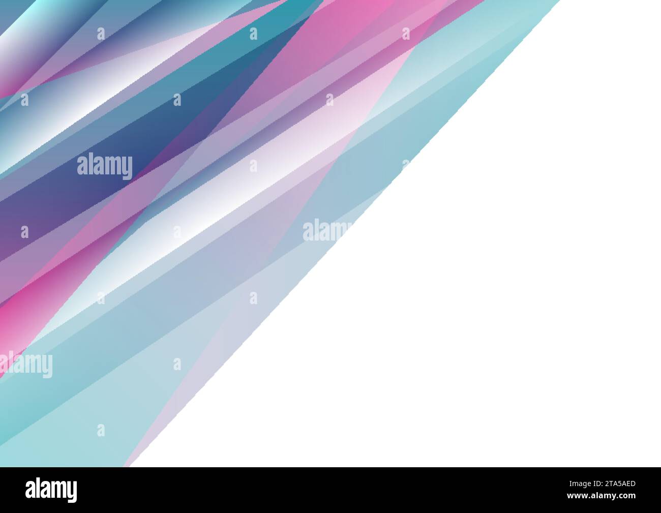 Blau-rosa Minimalstreifen abstrakter moderner Hintergrund. Vektordesign Stock Vektor