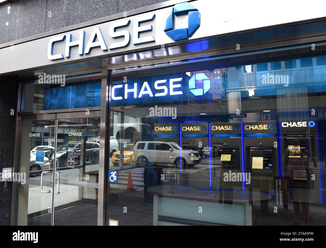New York, USA - 26. Mai 2018: Chase Bank in New York, NY. Stockfoto