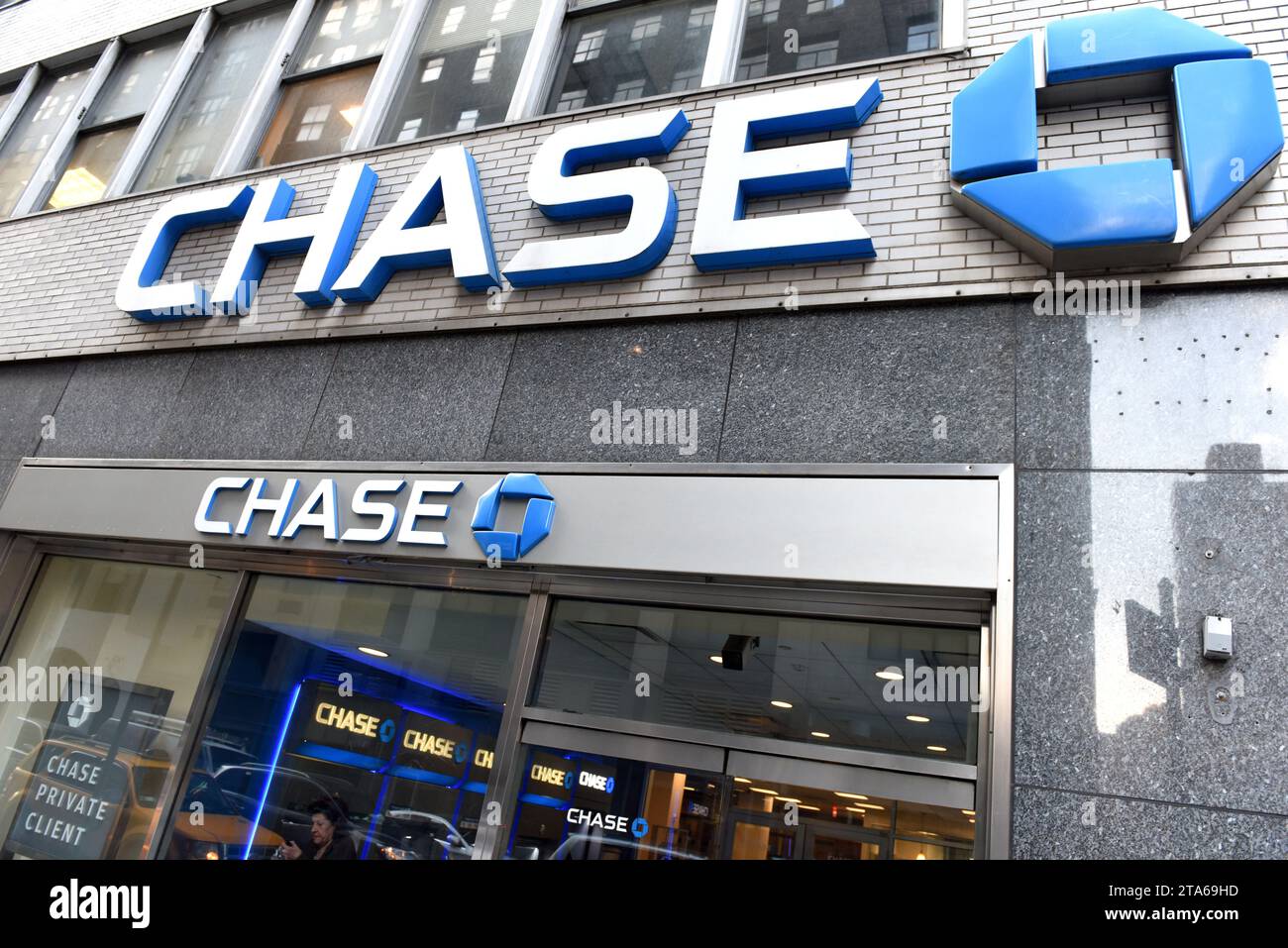 New York, USA - 26. Mai 2018: Chase Bank in New York, NY. Stockfoto