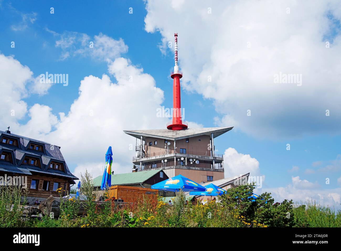 Lysa hora, Mährisch-Schlesische Beskiden, Moravskoslezsky kraj, Tschechische Republik Stockfoto