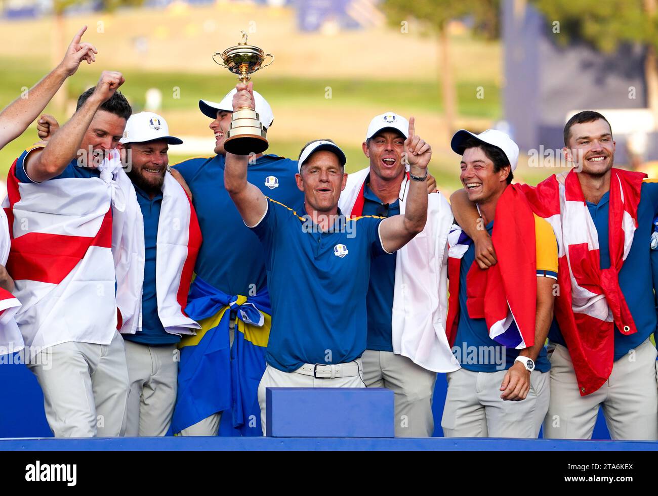 Aktenfoto vom 11/23 von Luke Donald, der Europa beim Ryder Cup 2025 in Bethpage Black in New York Captain wird, hat Ryder Cup Europe bekanntgegeben. Erscheinungsdatum: Mittwoch, 29. November 2023. Stockfoto