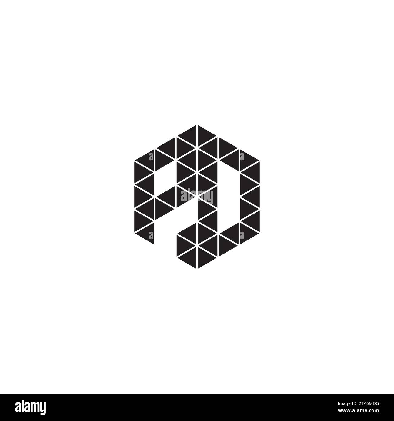 Erste Logo-Buchstaben von PO in hochwertigem, professionellem Design, das auf allen Druckmedien gut gedruckt werden kann Stock Vektor