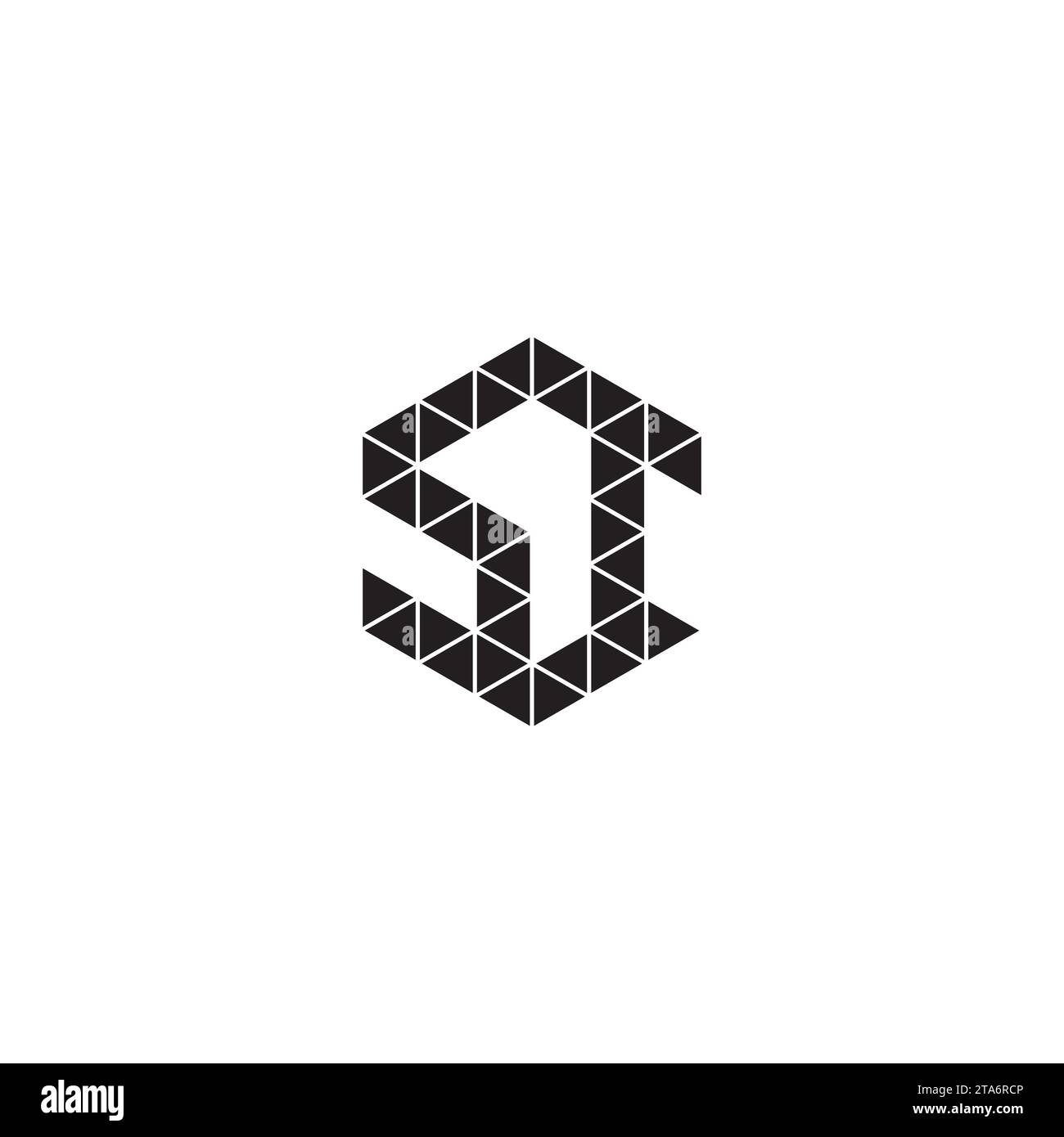 SI-Initialbuchstaben in hochwertigem, professionellem Design, das auf allen Druckmedien gut gedruckt werden kann Stock Vektor