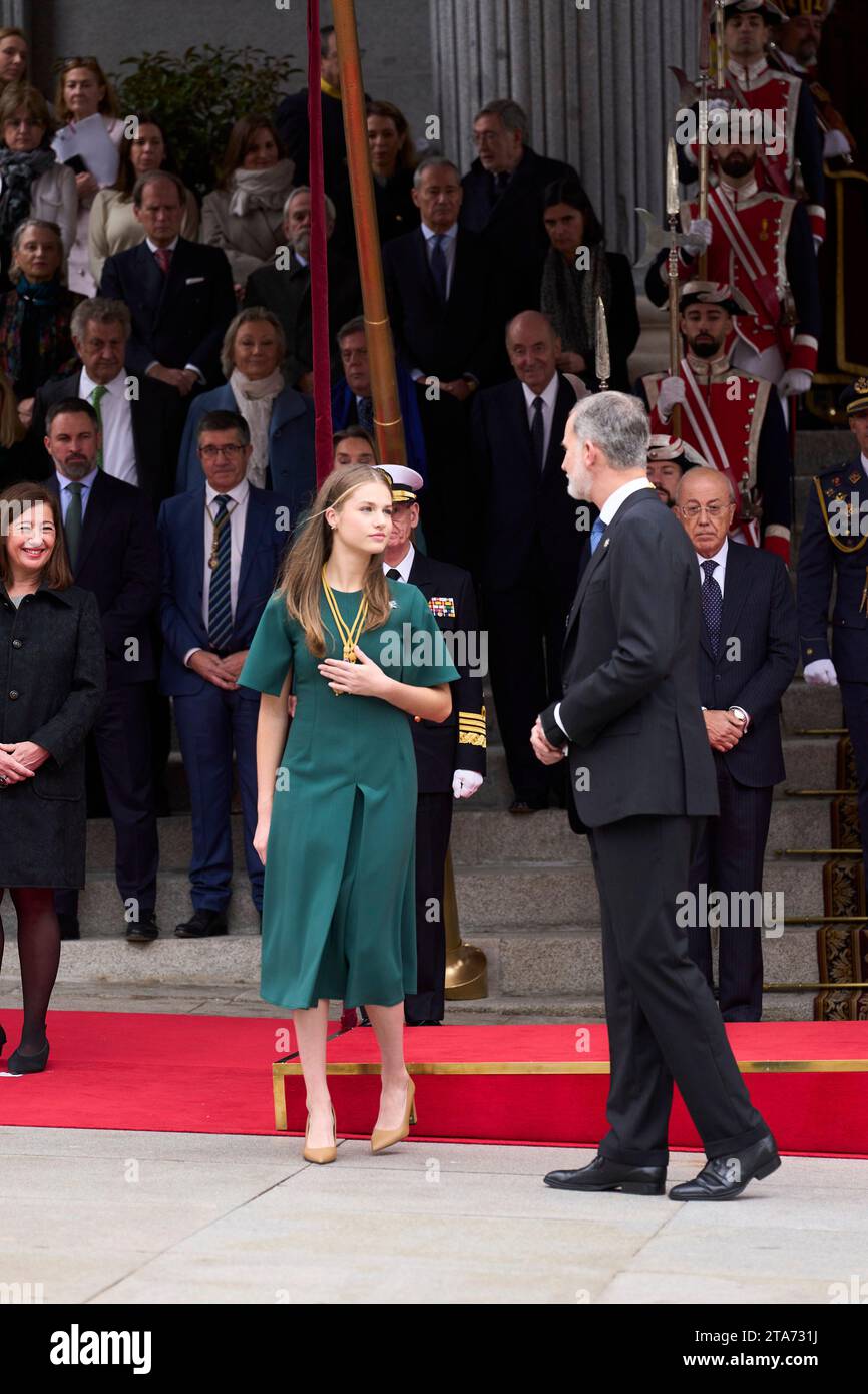 Madrid. Spanien. 20231129, König Felipe VI. Von Spanien, Kronprinzessin