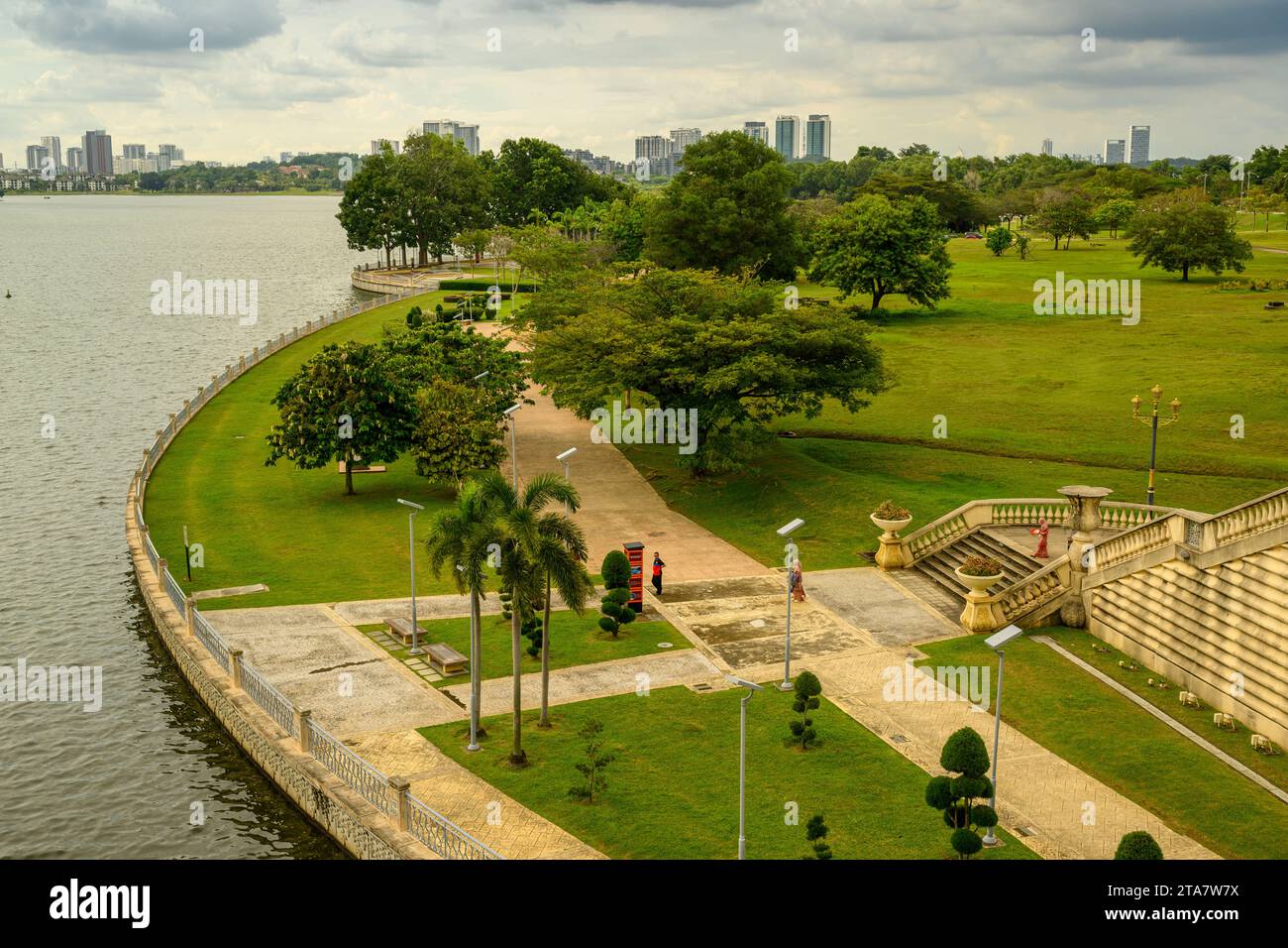 Putrajaya Lakeside, Putrajaya, Malaysia Stockfoto