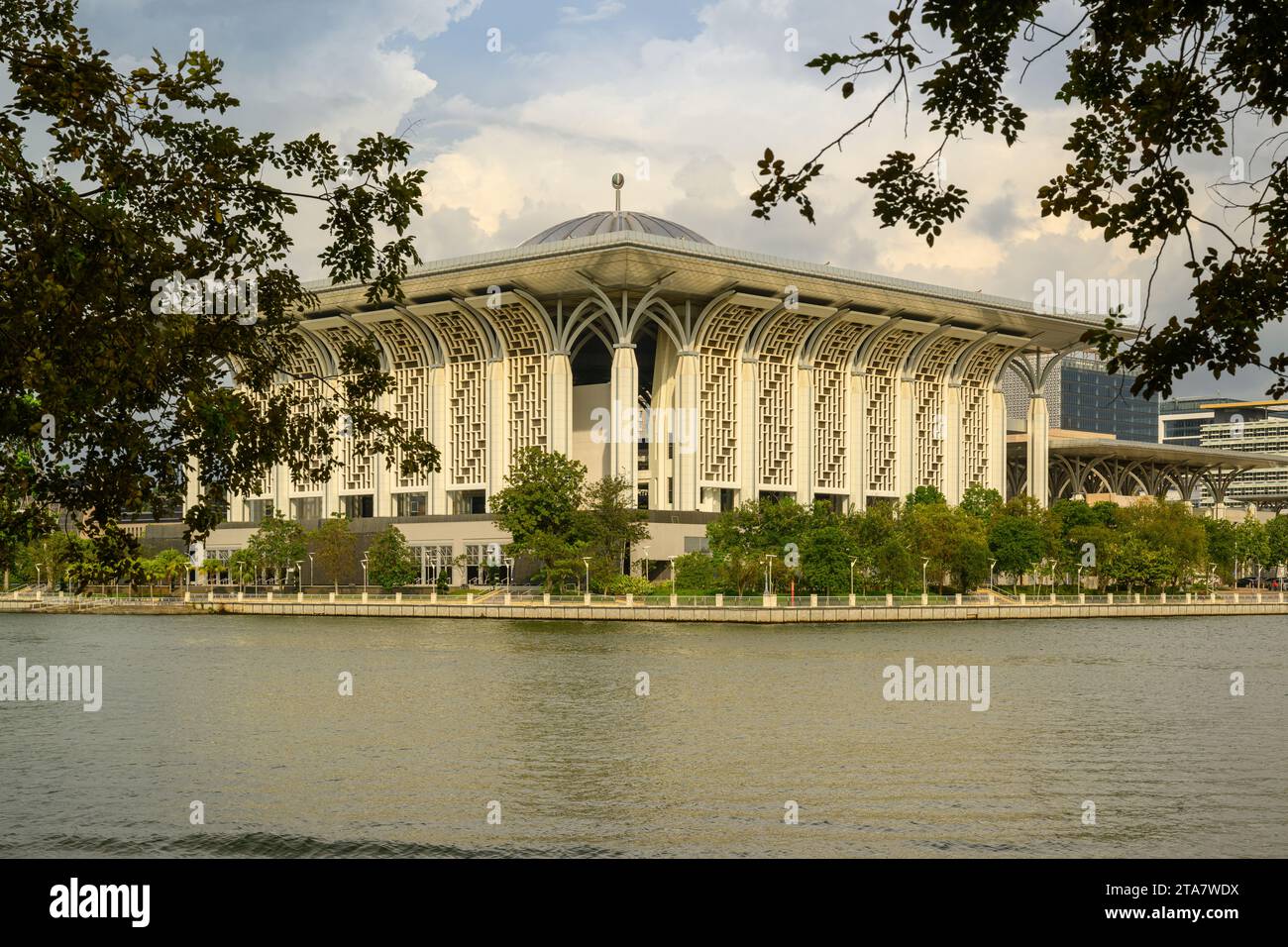 Tuanku Mizan Zainal Abidin-Moschee, Putrajaya, Malaysia Stockfoto