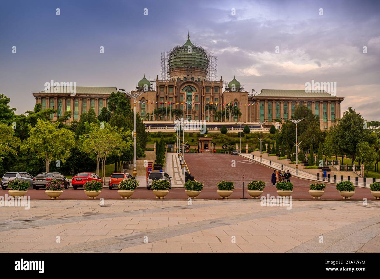 Das Büro Der Malaysischen Premierminister, Putrajaya, Malaysia Stockfoto