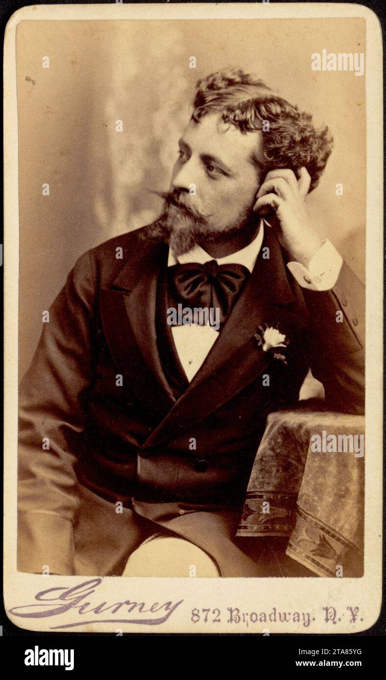 Victor Capoul von Jeremiah Gurney, ca. 1859-1870, aus dem Digital Commonwealth - 1 commonwealth 2514nw495. Stockfoto